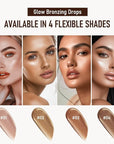 Bronzing Drops For Face, Liquid Bronzer Glow Drops, Bronze Glow)