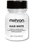 Mehron Makeup Hair White with Brush (1 oz)
