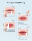 Heart Percent Dote On Mood Lip Pencil, Long-Lasting Creamy Lip Crayon Smooth Color Liner Retractable Lipstick Pencil 0.8g, #02. Creamy Pink