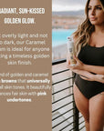Caramel Cream Tanning Mousse | Easy Application & Instant Gratification | Dries Immediately Without Leaving You Sticky | Non-Scented, Streak Free
