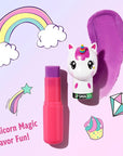 Lip Smacker Lippy Pals Unicorn, Flavored Moisturizing & Smoothing Soft Shine Lip Balm, Hydrating & Protecting Fun Tasty Flavors, Cruelty-Free & Vegan - Unicorn Magic
