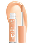 NYX PROFESSIONAL MAKEUP This Is Milky Gloss, Lip Gloss with 12 Hour Hydration, Vegan - Milk & Hunny (Honey Nude)