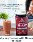Ancient Nutrition Collagen Peptides Powder, Multi Collagen Protein, Women & Men, Vitamin C, Probiotics, Hydrolyzed Collagen, Supports Skin, Joints, Gut Health, Vanilla, 60 Servings