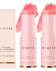 KIMUSE Hydrating Multi Balm Stick, All-in-One Hydrating Lip Balm Eye Cream Neck Cream Make Up Base, Reduce Wrinkle & Moisturizing Moisturizer For Face Skin Care