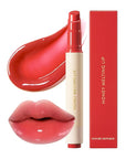 Nature Republic HONEY MELTING LIP (04 POMEGRANATE) SOFT LIP STICK, Hydrating Gloss, Moisturizing balms, Sheer tint, Shine & Glowy Finish, korean make up