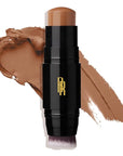 Black Radiance Color Perfect Foundation Stick with Soft Brush Applicator Duo – Buildable, Blendable Versatile Pigment-Rich Formula - Beautiful Bronze