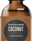 Edens Garden Fractionated Coconut Carrier Oil- 100% Pure Premium Hexane Free MCT Oil, Natural Moisturizer For Dry Skin, Hair, Scalp, Lip & Nail Care, Diluting Essential Oils & Massage 118 ml (4 fl oz)