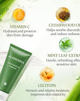 Aloderma Soothing Cleanser for Sensitive Skin Made with 76% Organic Aloe Vera and Allantoin to Calm & Gently Cleanse Damaged Skin, 3.5oz
