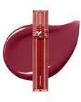 TONYMOLY Perfect Lips Shocking Lip Tint – Long-Lasting Semi-Permanent Lip Stain with Moisturizing Shea Butter, Rosehip, Argan & Jojoba Oils, N09 Plum Shocking, 0.37 fl oz