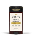 Cremo Italian Bergamot Aluminum Free Deodorant for Men, 48-hour Long Lasting Odor Protection, 2.65oz