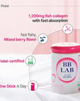 BB LAB Gift Set, Low Molecular Korean Collagen Powder Stick Supplement, Korean Marine Collagen, Fish Collagen Peptides, Vitamin C, Glycine, Fast Absorption