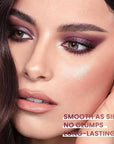 evpct 12Pcs Capsule Cream Eye Shadow Brightener Sticks Set for Eyes, Champagne Pearl Taupe Bronze Cocoa Stone Putty Smoky Amethyst Shimmer Matte Pencil Eye shadow Applicator Stick Palette Makeup 02