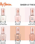 Sally Hansen Color Therapy Lacquer Nail Polish, Bare Kiss, 0.5 Fl. Oz.