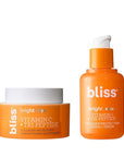 Bliss Brighten Up Moisturizer and Serum Duo - 1.7 Fl Oz - Brightening & Hydrating - All-Day Moisture, Daily Use - Clean - Vegan & Cruelty-Free