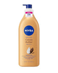 NIVEA Cocoa Butter Body Lotion for Dry Skin with Hyaluronic Acid, Cocoa Butter and Deep Nourishing Serum, 72-Hour Body Moisturizer, 16.9 Fl Oz Pump Bottle