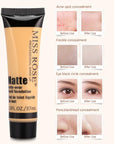 Sonew Smooth Makeup Base Face Liquid, Liquid Makeup (BEIGE 7) 37ml