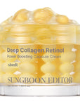 SUNGBOON EDITOR Deep Collagen Retinol Capsule Cream | Anti-Aging Cream for Wrinkles,Firming & Dry Skin | 300K White Spicules+Collagen+Retinol | Stocking Stuffers for Women | Korean Skincare,1.69 fl.oz