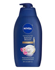 NIVEA Nourishing Botanical Blossom Body Wash with Nourishing Serum, Moisturizing Body Wash for Women, Enriched with Provitamin B5 and Vitamin E, 30 Fl Oz Bottle