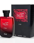 RASASI Hawas Fire Eau De Parfum Men Spray 100ML(3.4 Oz) - Bold Arabian Perfume For Men With A Fiery Essence - Indulge In A Luxurious, Long Lasting Perfume That Captures Masculine Elegance And Strength