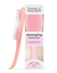 Tangle Teezer Ultimate Detangler Curly Hair Brush, Dry & Wet Hairbrush, Reduces Frizz & Breakage, for 3C to 4C Curly Hair Types, Pink Mango