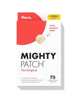 Mighty Patch Original Patch from Hero Cosmetics - #1 Hydrocolloid Acne Pimple Patches for Face, Shrinking Zits & Whiteheads in 1 Use, Nighttime Spot Pimple Stickers for Face, 75 Count