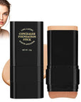 Long-Lasting Concealer Foundation Stick, Full Coverage Foundation Stick, Contouring foundation, Cover Blemishes for All Skin Types (WHEAT)