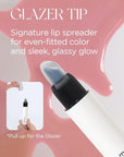 Non-Section Glowy Tint – 115 BARE RAW – Glass Lasting Transparent & Flexible Lip Makeup - Moisturizing Lip Stain for Glossy Finish – Buildable Lipstick for Fuller Looking Lip, 0.18 fl.oz.
