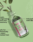 Mielle Organics Rosemary & Mint Light Hair Oil, Split Ends & Dry Scalp Treatment - Infused with Biotin & Essential Oils for Strengthening, Soothing, Moisturizing & Encouraging Longer Hair (2 Oz)