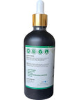 Seddy Organic Jamaican Black Castor Oil - with Rosemary & Peppermint in Glass Bottle - Cold Pressed | Hexane-Free | Promotes Hair Growth | Strengthens Hair | Hair Treatment Oil - 3.4 Fl. Oz