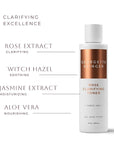Rose Clarifying Toner - Deep Cleansing Facial Toner, pH Balancing, Moisturizing Formula with Witch Hazel and Aloe for Deep Pore Cleansing, Hydration, and Skin Repair - 6.7 oz by Georgette Klinger