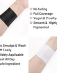 BADCOLOR Black White Face Body Paint Stick Eye Black for Adults Children Softball Football Baseball Sports, Non-Toxic Hypoallergenic for Halloween SFX Makeup Cosplay Joker Costume Parties