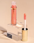 Milani Lip Gloss, Keep It Full Nourishing Lip Plumper with Hyaluronic Acid & Peptides for Soft, Fuller-Looking Lips (0.13 Fl. Oz.) Prismatic Peach
