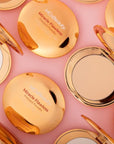 MCoBeauty Miracle Flawless Pressed Powder, Medium Warm Shade, Free Cosmetics