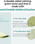 numbuzin No.1 Toner Pads | Centella Re-Leaf Green Toner Pad | Double-Sided | Centella Asiatica, Heartleaf, Licorice Root | Calming, Hydrating, Exfoliating | 70 Pads/6.42 fl. oz.