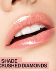 wet n wild MegaSlicks Lip Gloss, Ultra-Glossy, Vitamin-E Enriched, Ultra-Gloss High Shine Moisturizing, Cruelty-Free & Vegan - Crushed Diamonds