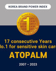 ATOPALM MLE Lotion 300ml 10.1 Fl Oz for Sensitive Skin, 48 Hours Long Hydration with Ceramide, Long-Lasting Moisturizing Baby Lotion, Strengthening Skin Barrier, Redness-Relief, Korean Skincare