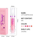 Lip Plumping Booster, Plumping Lip Oil High-Shine