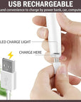 Abhiya's Facial Hair Remover & Eyebrow Trimmer - 2 in 1 Electric Women's Face, Nose & Body Shaver - Painless Epilator - USB Rechargeable with LED Light