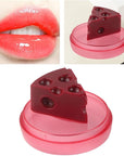 Cheese Shaped Lip Balm, Moisturizing Nourishing 0.3oz(01)