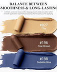 3PCS Eyeshadow Stick,Pro Longwear Matte Eye Shadow Sticks Pencil Crayon-Denim