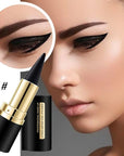Kaely 2Pcs Gel Eyeliner Pencil, Natural Black Eyeliner Cream for Waterline, Liquid Eye Liner Waterproof Smudge Proof, Black Smoky Eyeshadow Palette Halloween Makeup, delineador de ojos contra el agua
