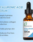 Eternal Glow Hyaluronic Acid Serum with Nourishing Botanicals – Intense Hydration for Plump, Radiant Skin – Best Face Serum for Anti Aging Skincare + Skin Barrier Support