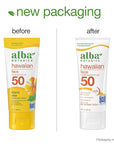Alba Botanica Sunscreen Lotion, SPF 50, Island Vibe, 3 Oz