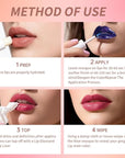 Lip Stain - Wipe-Off & Peel Off Lip Color | Waterproof, Long Lasting, Transfer-Resistant, Smudge-Proof Lip Tint | Easy Wipe Finish, High Pigment | All-Day Vibrant Kiss-Proof Lip Stain,Soft Rosy Brown