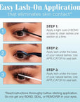 Ardell Seamless Eyelash Extension Kit, Wispies - Customizable DIY Lash Clusters, Includes Bond & Seal and Applicator for Long-Lasting Natural Lashes, 1 Pack
