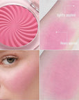 Cheeky Blush Compact for Face Cheeks, Talc Free Blusher Palette, Matte Powder Makeup, Natural Healthy, Mauve Pink Magenta Peach Red, Vegan Cruelty Free