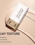 2pcs Foundation Stick with Beauty Balm Serum, Tinted Moisturizing Face Contour, Natural Finish Makeup (1, 1)