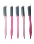 Pretty in Pink Straight-Edge Dermaplane Razors – Set of 6 – Flawless Facial Hair Remover, Dermaplane Razor for Women Face & Exfoliation Tool (Pretty in Pink)