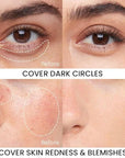 Kaely 2Pack Dual-Ended Concealer Stick,Acne Dark Spot Corrector Brightener Waterproof,01+02