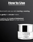 Caviar Face Moisturizer Regenerate Cream - Anti Aging Cream for Aging Spots, Facial Treatment with Hyaluronic Acid & Resveratrol, Facial Moisturizer for Any Type of Skin | (1.6 Oz)